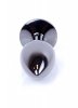Plug-Jewellery Dark Silver PLUG- Clear
